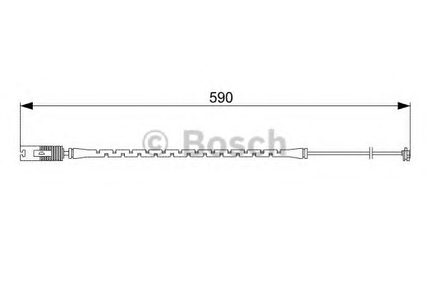 Датчик износа тормозных колодок BOSCH 1 987 473 042