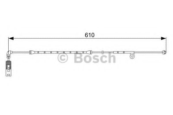 Датчик износа тормозных колодок BOSCH 1 987 473 047