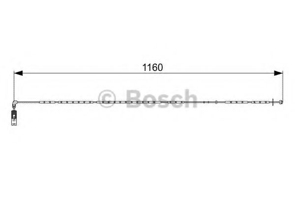 Датчик износа тормозных колодок BOSCH 1 987 473 048