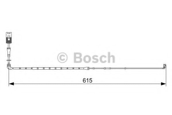 Датчик износа тормозных колодок BOSCH 1 987 473 056