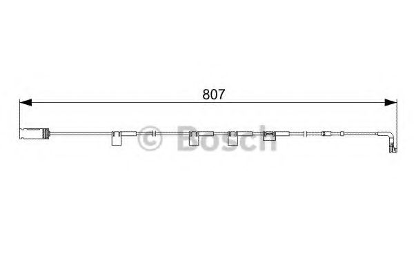Датчик износа тормозных колодок BOSCH 1 987 473 058