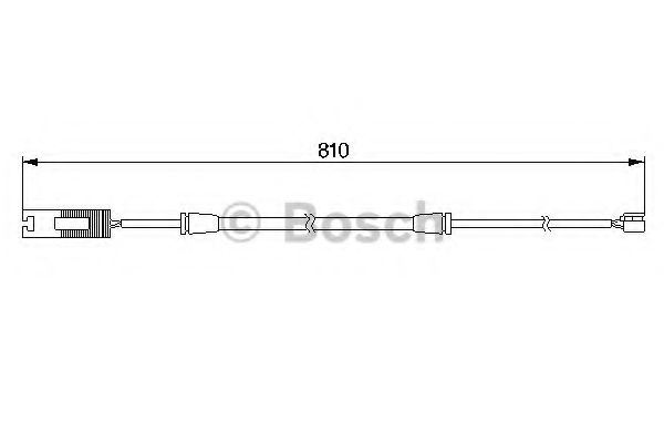 Датчик износа тормозных колодок BOSCH 1 987 474 957