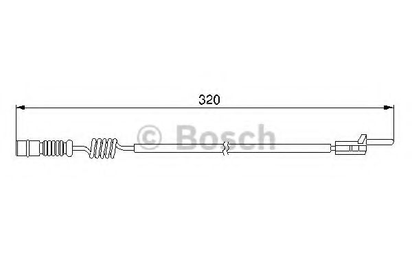 Датчик износа тормозных колодок BOSCH 1 987 474 964