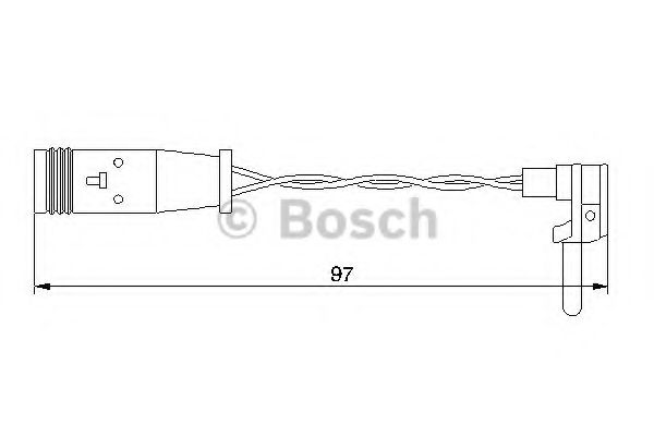 Датчик износа тормозных колодок BOSCH 1 987 474 966