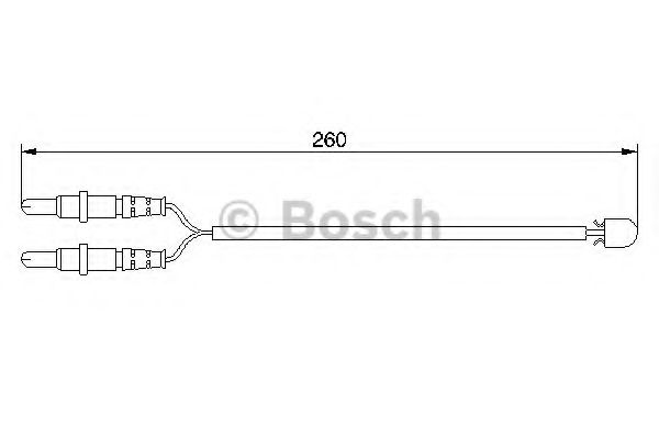 Датчик износа тормозных колодок BOSCH 1 987 474 975