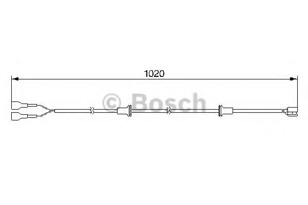 Датчик износа тормозных колодок BOSCH 1 987 474 976