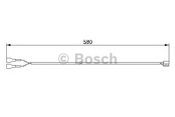 Датчик износа тормозных колодок BOSCH 1 987 474 978