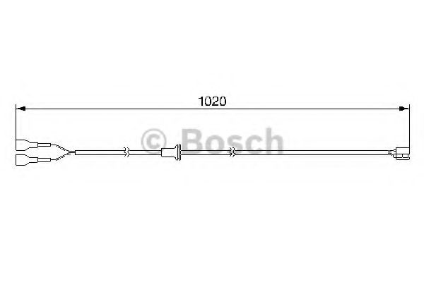 Датчик износа тормозных колодок BOSCH 1 987 474 980