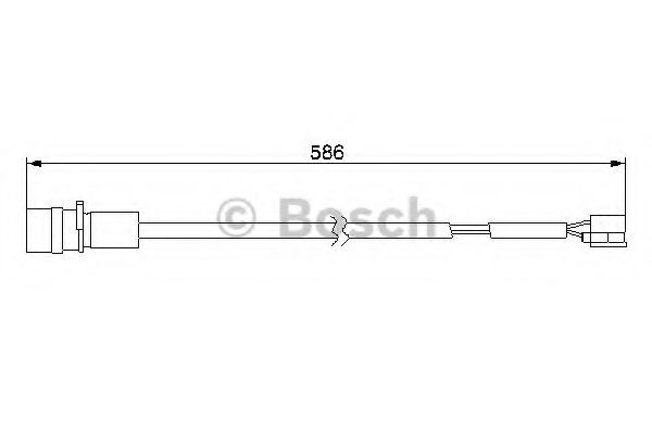 Датчик износа тормозных колодок BOSCH 1 987 474 985