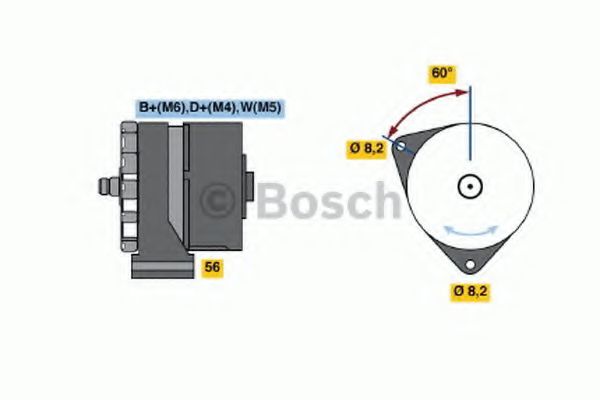 Генератор bosch 0 120 489 731