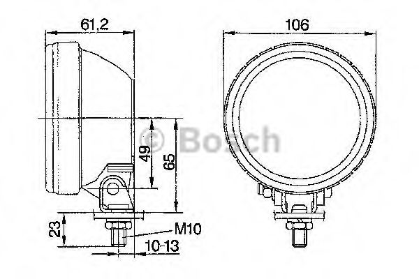 Противотуманная фара BOSCH 0 305 055 001