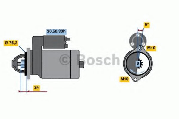 Стартер BOSCH 0 986 016 920