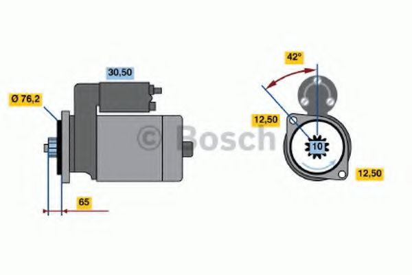 Стартер BOSCH 0 986 018 920