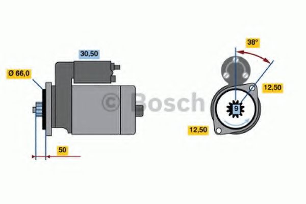 Стартер BOSCH 0 986 018 930
