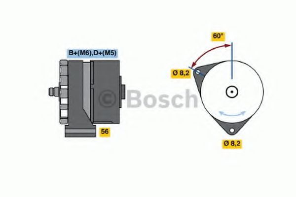 Генератор BOSCH 0 986 030 130