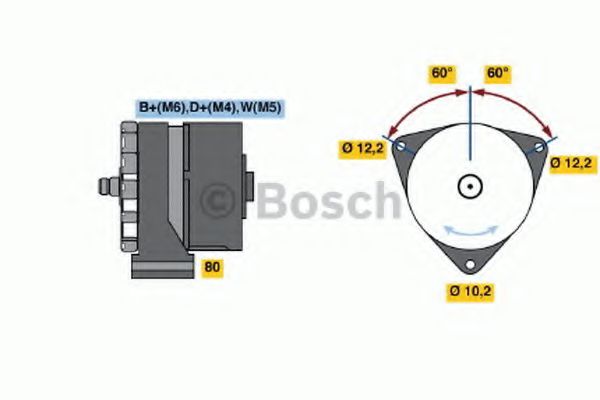 Генератор BOSCH 0 986 034 260