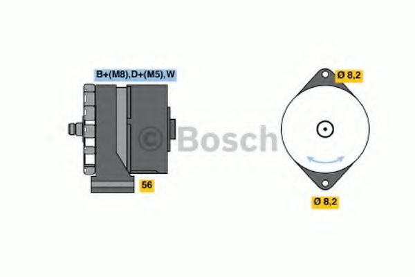 Генератор bosch 0 986 036 800