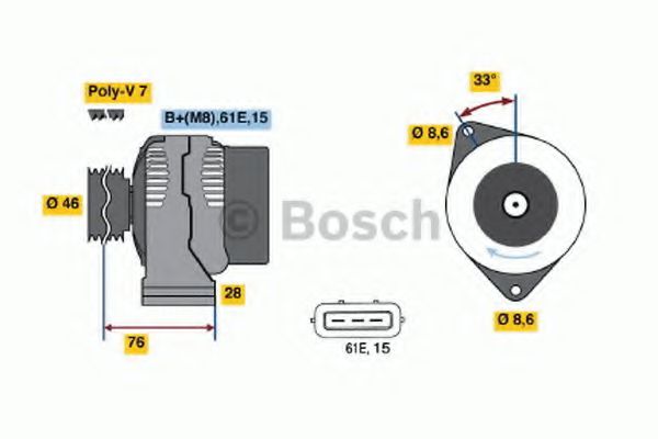 Генератор bosch 0 123 515 002