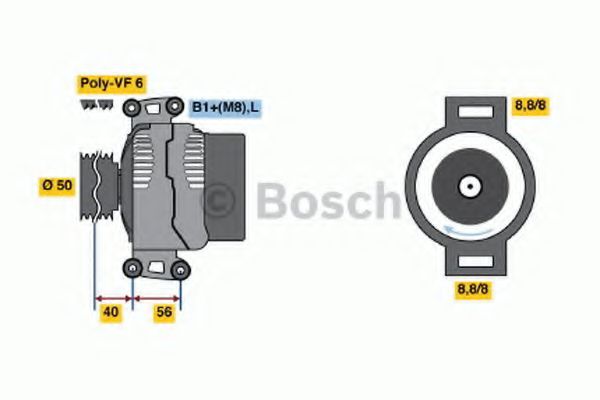 Генератор BOSCH 0 986 042 530