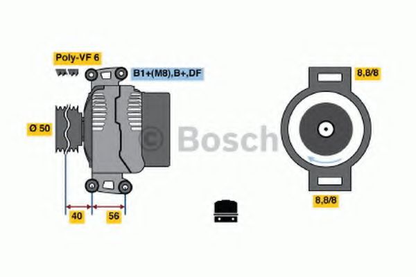 Генератор BOSCH 0 986 047 460