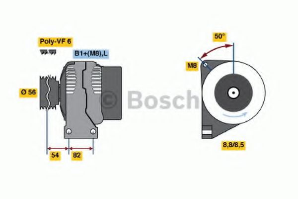 Генератор BOSCH 0 986 047 470
