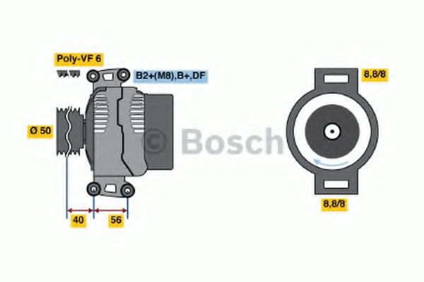 Генератор BOSCH 0 986 047 660