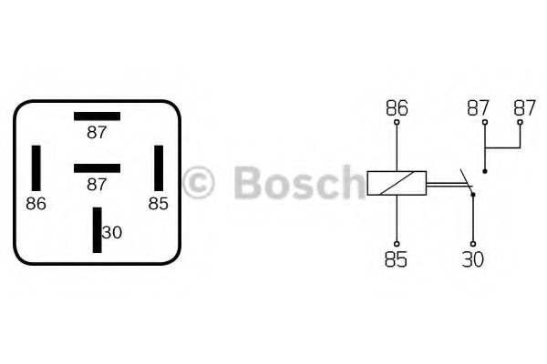 Реле, рабочий ток; Реле BOSCH 0 332 014 213