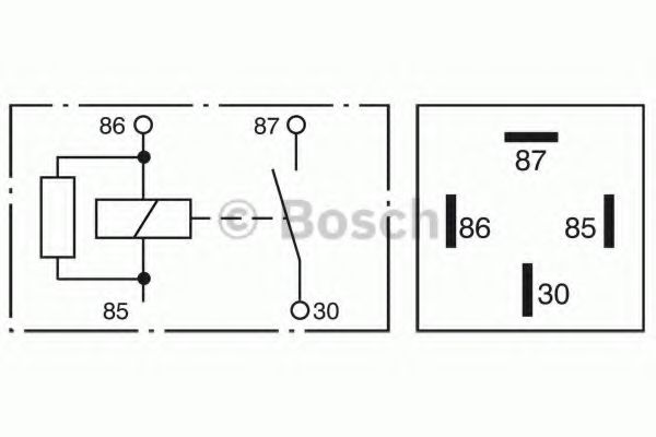 реле, звуковой сигнал; Реле BOSCH 0 332 019 103