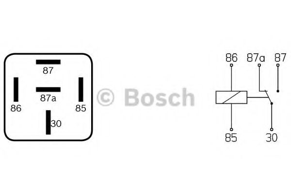 Реле, противоблокировочное устройство BOSCH 0 332 204 202