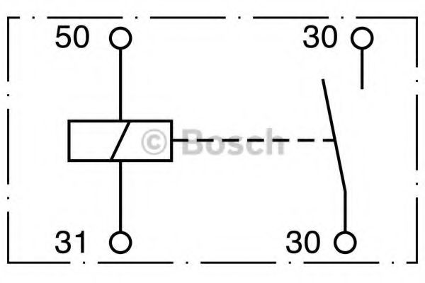 Реле, рабочий ток; Реле BOSCH 0 333 006 006