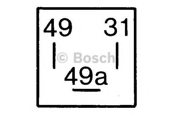 Прерыватель указателей поворота BOSCH 0 335 200 038