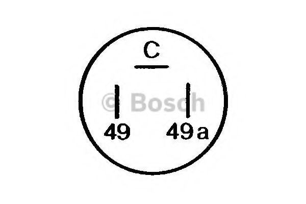 Прерыватель указателей поворота BOSCH 0 336 206 004