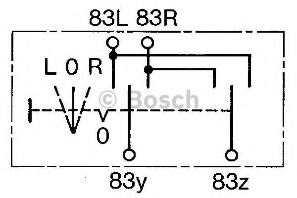 Кнопка стеклоподьемника BOSCH 0 343 302 003