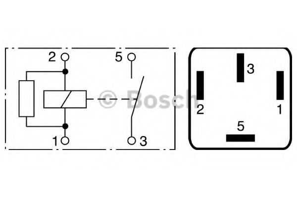Блок управления, время накаливания BOSCH 0 986 332 001