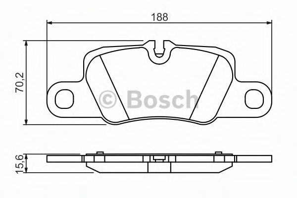 Тормозные колодки BOSCH 0 986 494 431