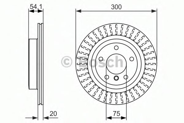 Тормозной диск BOSCH 0 986 479 775