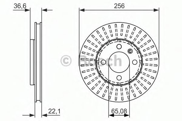 Тормозной диск BOSCH 0 986 479 776 Тормозной диск BOSCH 0 986 479 776