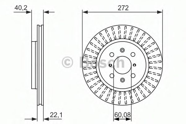 Тормозной диск BOSCH 0 986 479 789