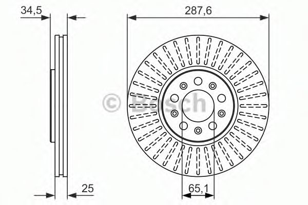 Тормозной диск BOSCH 0 986 479 914