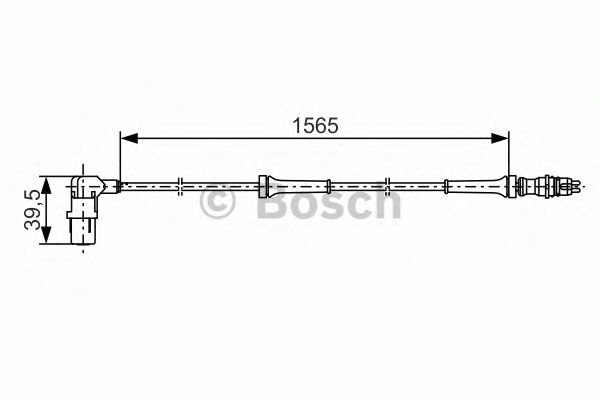 Датчик АБС BOSCH 0 265 006 557
