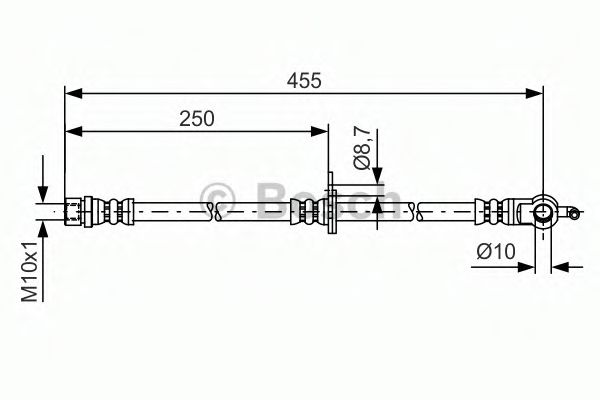 Тормозной шланг BOSCH 1 987 481 389