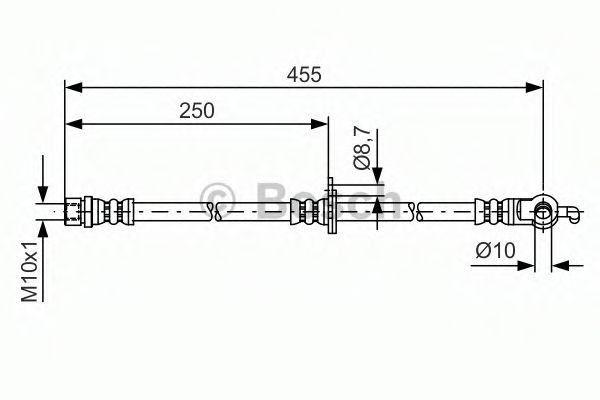 Тормозной шланг BOSCH 1 987 481 390
