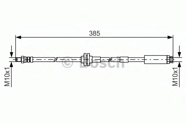 Тормозной шланг BOSCH 1 987 481 418