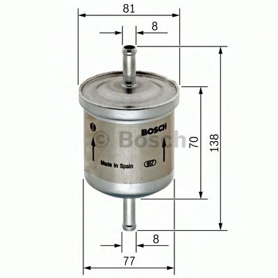 Топливный фильтр BOSCH 0 450 905 324