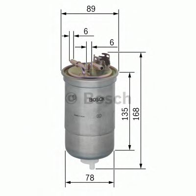 Топливный фильтр BOSCH 0 450 906 261