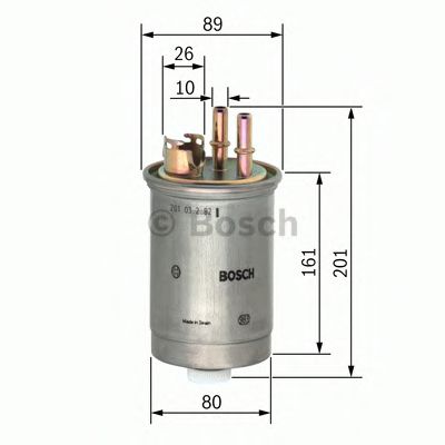 Топливный фильтр BOSCH 0 450 906 376