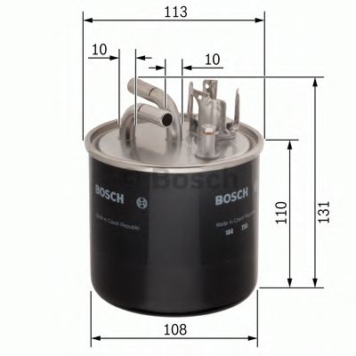 Топливный фильтр BOSCH 0 450 906 458 Топливный фильтр BOSCH 0 450 906 458