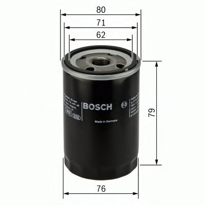 Масляный фильтр BOSCH 0 451 102 056