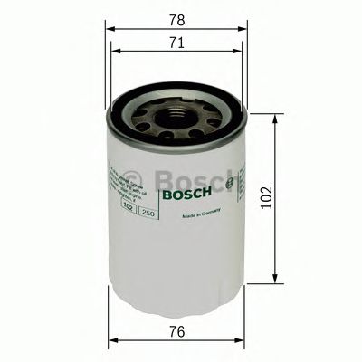 Масляный фильтр BOSCH 0 451 103 109