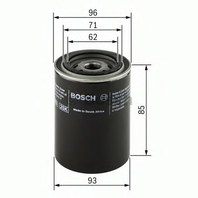 Масляный фильтр BOSCH 0 451 103 224